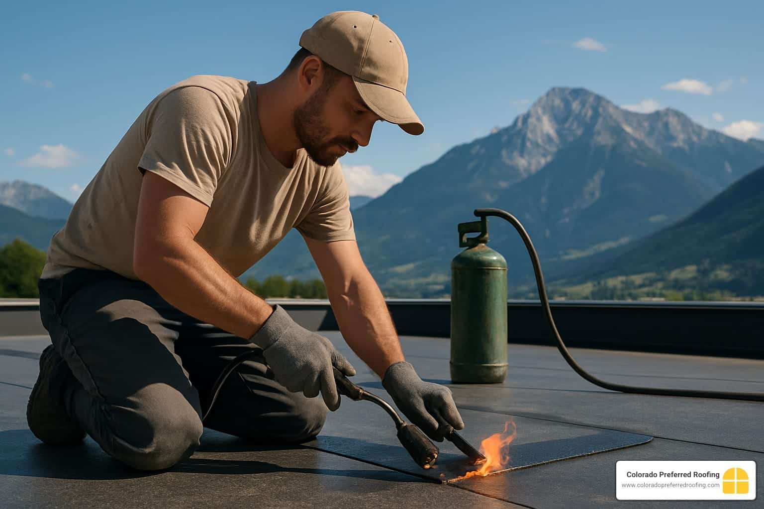 how to repair flat roof membrane